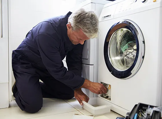 Fast and reliable washer and dryer repair service by a skilled technician.